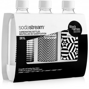 SodaStream láhev TriPack 1l Black/White